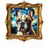 French Bulldog Starry Night