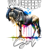 Wildebeest Mädchen Gnu