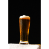 Beer glass evening light