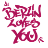 Berlin liebt dich Graffiti-Style