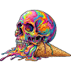 Cream Skull 