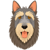Irish Wolfhound (Comic/Portrait)