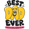 Best Dad Ever Coffee Cartoon