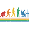 Évolution arc-en-ciel au bureau