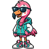 Cool Flamingo