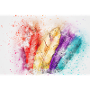 Bunte Federenkunst