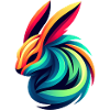 Lapin Couleur Éclatante