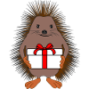Glückliches Igelgeschenk – süße Überraschung