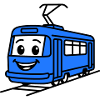 tram cartoon
