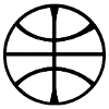 Stilisches Basketball Design
