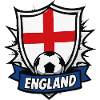 England Shield Flagge und Ball