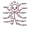 Strichmännchen Liebe Herz