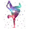 Breakdancing Breakdancer Space Breakdance