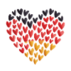 Deutschlandflagge Deutschland Herz