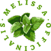 Lemon Balm Leaf Circular Emblem