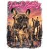 French Bulldog Retro Dog