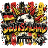 Deutschland Fußball Graffiti StreeArt