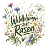Wildblumen statt Rasen