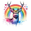 Sikahirsch Geschenk