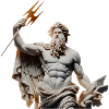 Zeus God of Thunder Statue