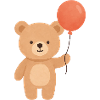 Fantaisie d’ours ballons