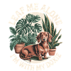Dachshund Plant Humor