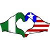 Nigeria_Liberia_Flagge_Haende_Herzform