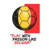 Belgien Retro Spielballon