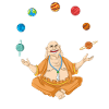 Space Buddha Yoga Meditation Cosmos Gift