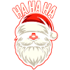 Santa Lachen HAHA Design