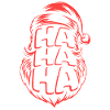 HaHa Santa Laugh Design