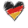Heart Flag Germany