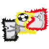 Kicker Fußball Stürmer 