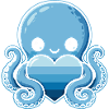 Blue Heart Octopus
