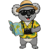 Koala Travel Photographer with Camera