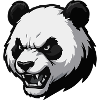 Imprimer vectoriel Angry Panda