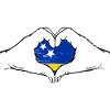 Curacau_Flagge_Haende_Herzform_used