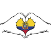 Ecuador_Flagge_Hände_Herzform