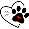 Dog Love – Heart Paw