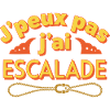J'peux pas j'ai escalade