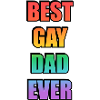 Best Gay Dad Ever Pride Gradient
