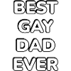 Best Gay Dad Ever Tee