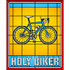 Saint Vélo en Verre Biker