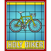 Saint Vélo en Verre Biker