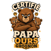 Certifié Papa Ours Grognon