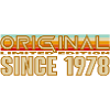 Original 1978 Limited Edition Retro