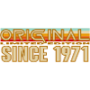 Original seit 1971 Retro-Logo