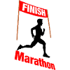 Coureur d’arrivée marathon – Victoire
