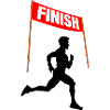 Runner Finish – Victory Run