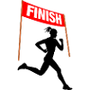 Arrivée coureuse – Victoire marathon